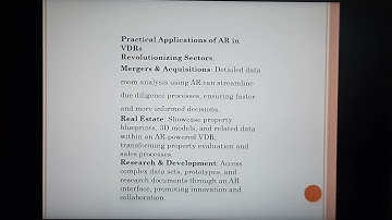 VDRs Meet AR Revolutionizing Data Rooms with Augmented Reality  Future of Cloud Tech