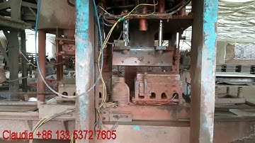 double layer terrazzo tile press machine