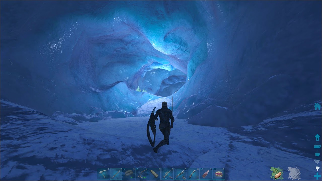 ARK Survival Evolved Ice Worm Queen Cave what you need to know YouTube