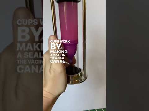 Period Cup Basics - How A Menstrual Cup Works #shorts
