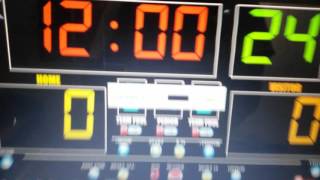 PC Based Basketball Scoreboard Video