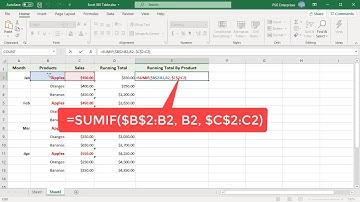 How to Calculate Running Totals based on Criteria in Excel - Office 365