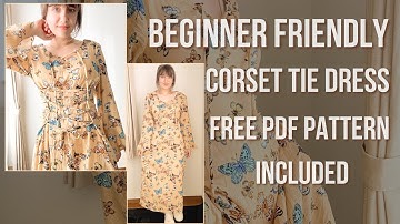 How to Sew a Flounce Sleeve Slip Dress with a Free PDF Pattern| Sewing for Beginners