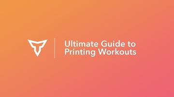 Ultimate Guide to Printing Workouts