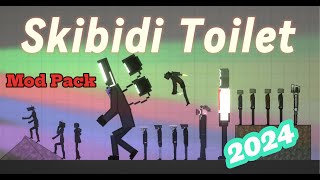 Skibidi Toilet Mod Pack Happy New Year 🎁 |Melon Playground