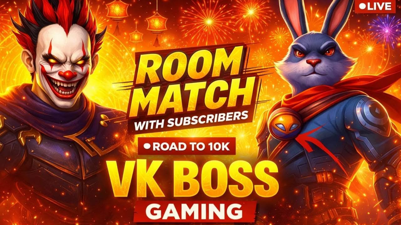 FREE FIRE LIVE MAX CUSTOM ROOM MATCH🎯