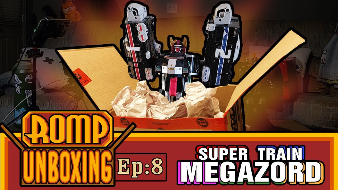 Power Rangers Super Train Megazord Unboxing (ROMP Episode 8) - YouTube