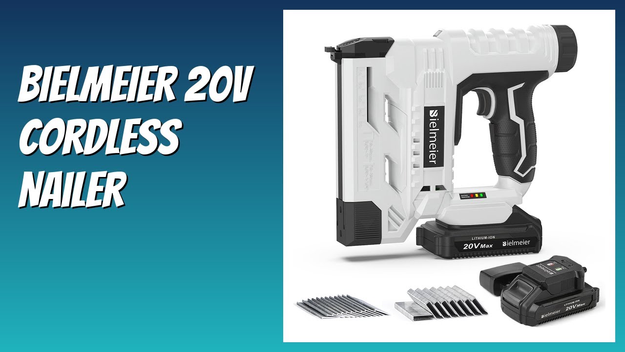REVIEW (2025): BIELMEIER 20V Cordless Nailer. Features.