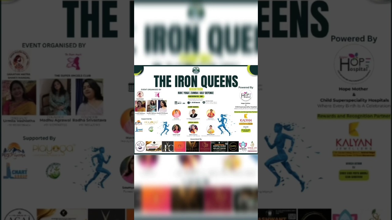 👑 Iron Queens Marathon 2026 | Run, Yoga, Zumba & Women Power! 💪🔥