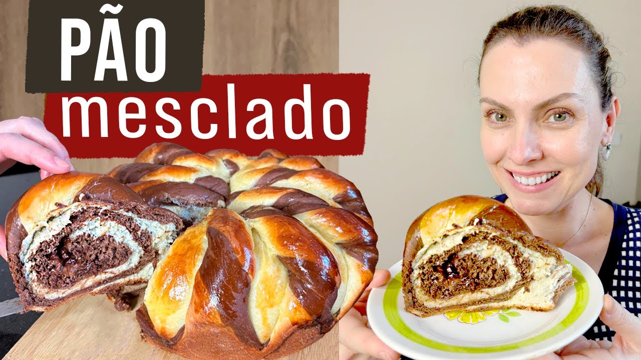 PÃO MESCLADO COM CHOCOLATE | RECEITA FÁCIL, VISUAL INCRÍVEL, SABOR IRRESISTÍVEL