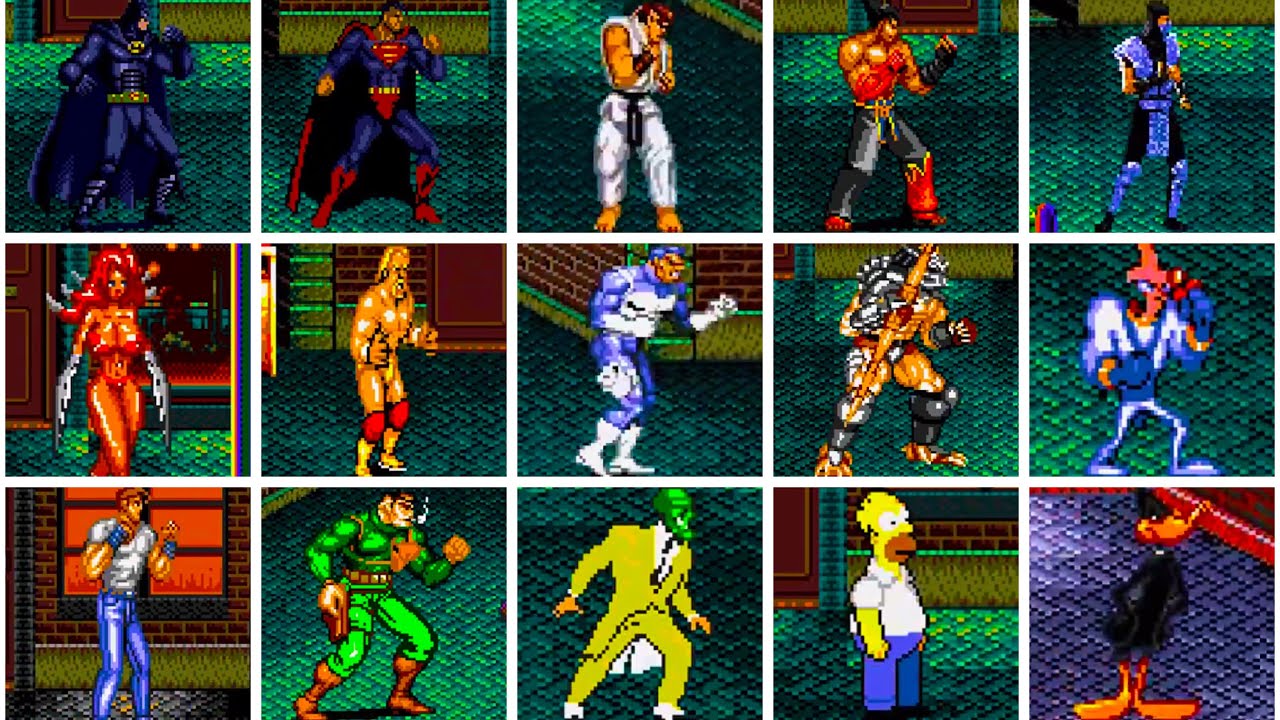 [Share] Streets of Rage 2|Character Hack Collection Vol.1|Sega Genesis ...