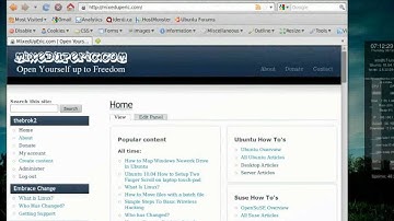 Gnome 2 - (Ctrl+ Alt-+ left or right) - Switching Between Workspaces in Ubuntu Linux