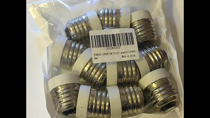 FINELED  E26 to E17 bulb Socket Adapter Medium Screw Intermediate base Light Bulb Converter Reducer