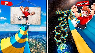 $1 Vs $1,000,000 Waterslide in GTA 5!