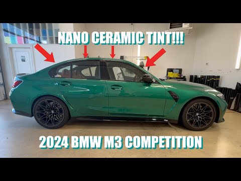 TINTING A BMW M3 COMPETITION !!! - YouTube
