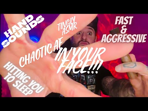Hand Sounds, Visuals & Hitting You In The Face | Fast & Aggressive ASMR