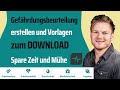 Gefhrdungsbeurteilung erstellen  vorlagen zum download  anleitung  erklrung