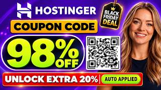Hostinger Coupon Code 2026 | Hostinger VPS | Black Friday Hostinger DEAL + EXTRA 20% OFF