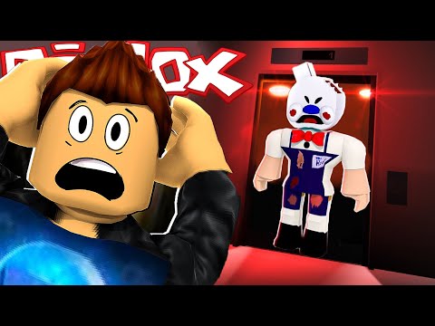 I FOUND THE EVIL ICE CREAM MAN FROM ICE SCREAM IN THE SCARY ELEVATOR !! - Roblox | DeGoBooM