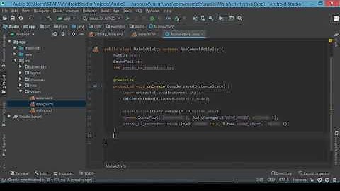 Reproducción de audio – Las clases MediaPlayer y SoundPool