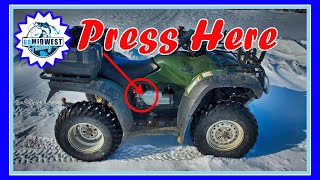 The Secret Button To Start Your ATV In Sub Zero Temps