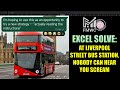Excel Solve: At Liverpool Bus Station, Nobody Can Hear You Scream (Excel World Championship UK 2025)