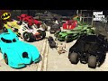 GTA 5 - Stealing Batman All Vehicles With Joker | Trevor Becomes Joker | (Real Life Cars #93)