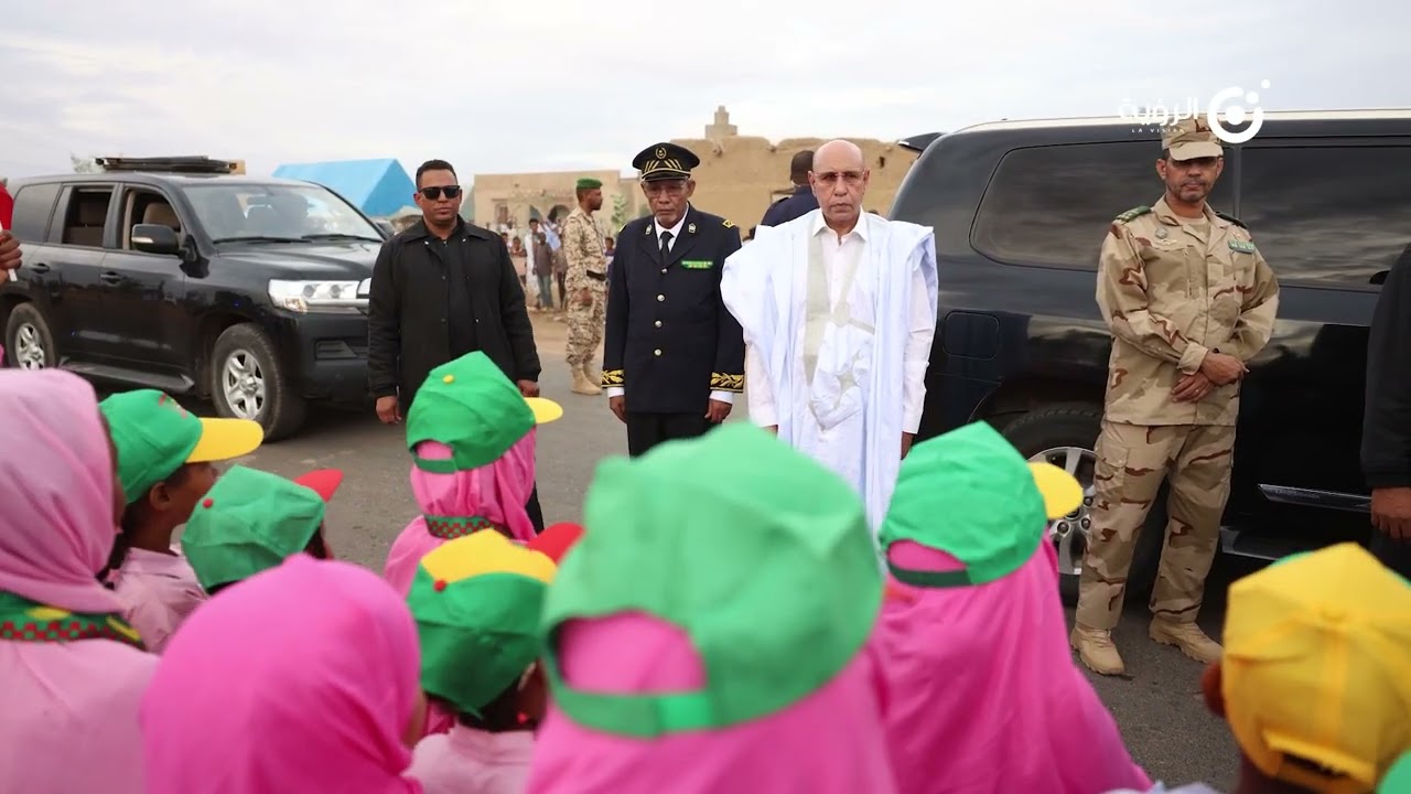 وصول رئيس الجمهورية لمقاطعة جكني