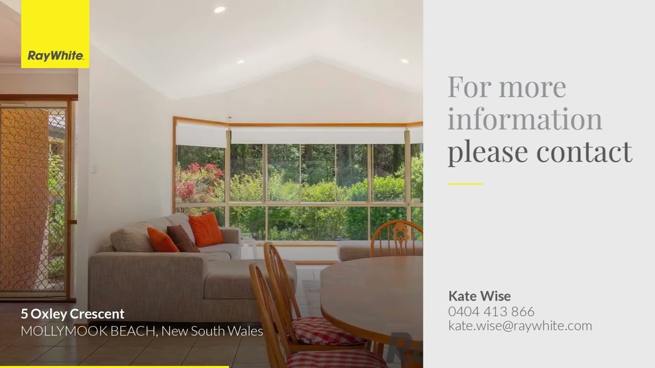 5 Oxley Crescent, Mollymook Beach NSW