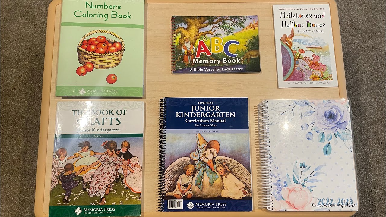 20222023 Homeschool Year, Memoria Press Jr. Kindergarten, Health