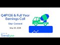Star Cement Earnings Call for Q4FY26 & Full Year