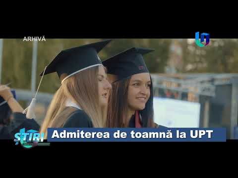 TeleU: Admiterea de toamnă la UPT