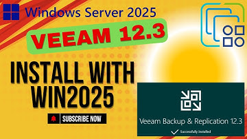 How to install Veeam wirh Windows server 2025 & ESXi Version 8