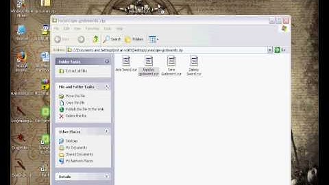 How to change your cursor into an runescape item