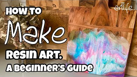ART VIDEO: How to make art with RESIN. A beginners...