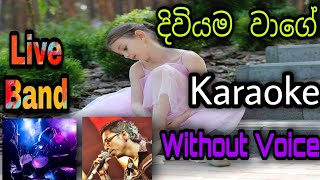 Diviyama Wage  Karaoke Chamara weerasinghe Live band #sinhala_karaoke