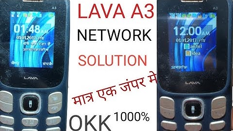 Lava A3 Network Solution | All Lava Network Solution |