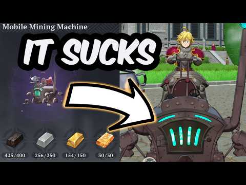 BIGGEST WASTE OF PLATINUM EVER - Mobile Mining Machine Mount Crafting - Seven Deadly Sins: Origin
