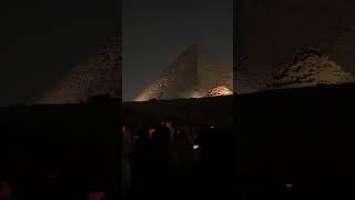 Pyramids of Giza sound and light show #shorts #pyramidsofgiza