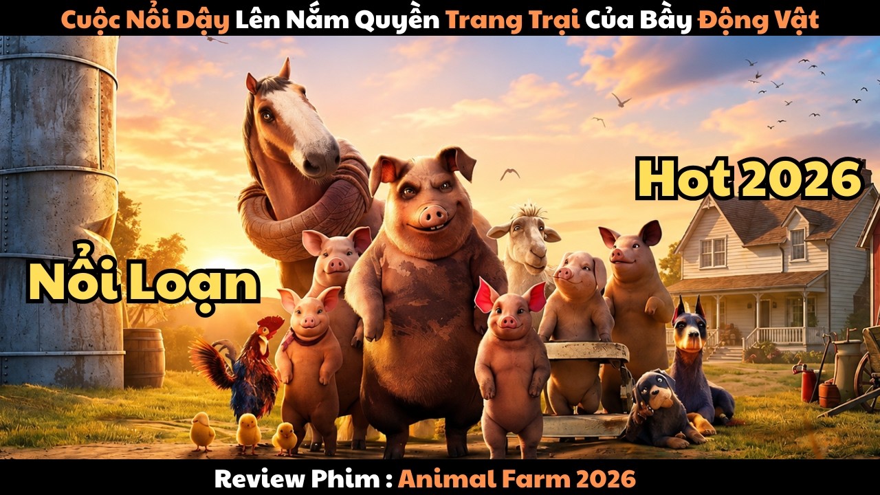 Review Phim : Cuộc Nổi Dậy Lên Nắm Quyền Trang Trại Của Bầy Động Vật | Animal Farm 2026
