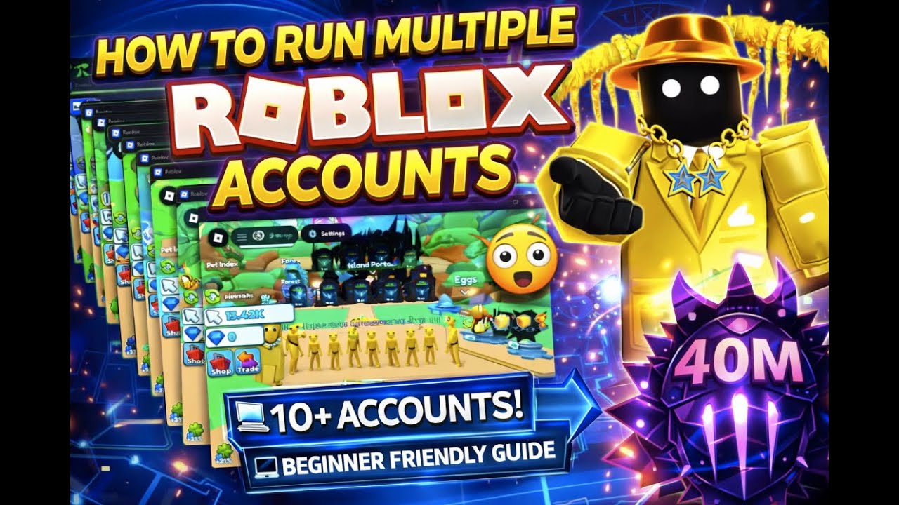 How to Run MULTIPLE Roblox Accounts at the SAME TIME ON 1 PC! (UPDATED 2026) | Roblox