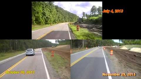 SCDOT Route 170  Road Improvement Project. Bluffton Parkway to Route 278.  November 30, 2013.