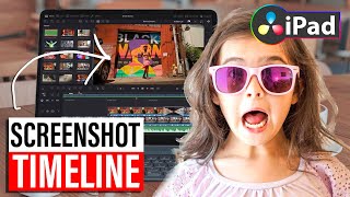 The easy way to take Screenshot from Timeline in DaVinci Resolve iPad