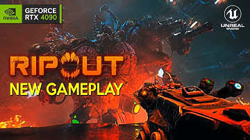RIPOUT First 1 Hour of Gameplay | New HORROR FPS in Unreal Engine RTX 4090 4K (No Commentary)