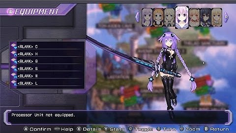 Chouji Jigen Game Neptune Re;Birth1 PC - Quick look at Nep