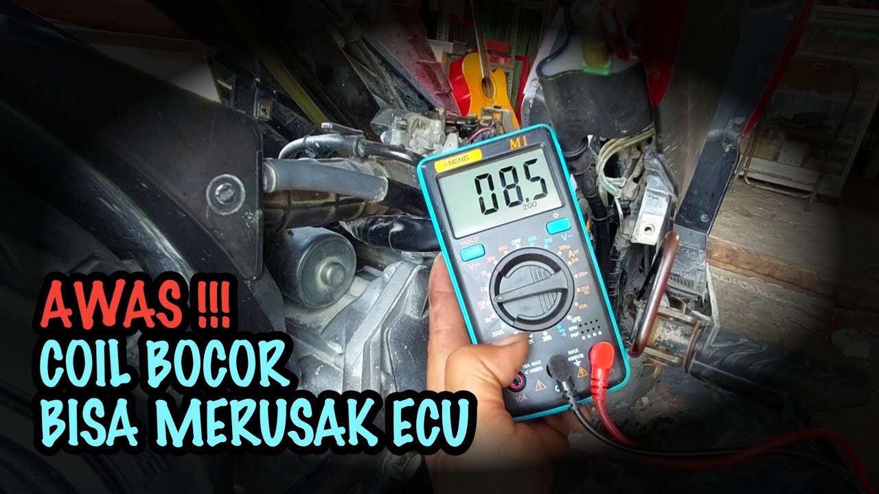 Tahanan COIL motor injeksi, penyebab brebet kambuhan matic Honda #KakexChannel