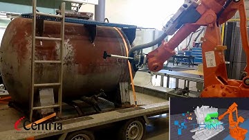 Dynamic robot trajectory generation with 3D-camera, a TRINITY demo