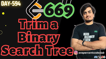 Trim a Binary Search Tree | Leetcode 669 | JAVA/C++