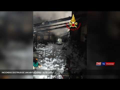 INCENDIO DISTRUGGE UN'ABITAZIONE | 11/11/2022