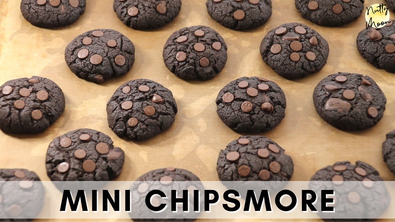 Mini Chipsmore ∣ Double Chocolate Chip Cookies ∣ Quick & Easy Recipe ∣